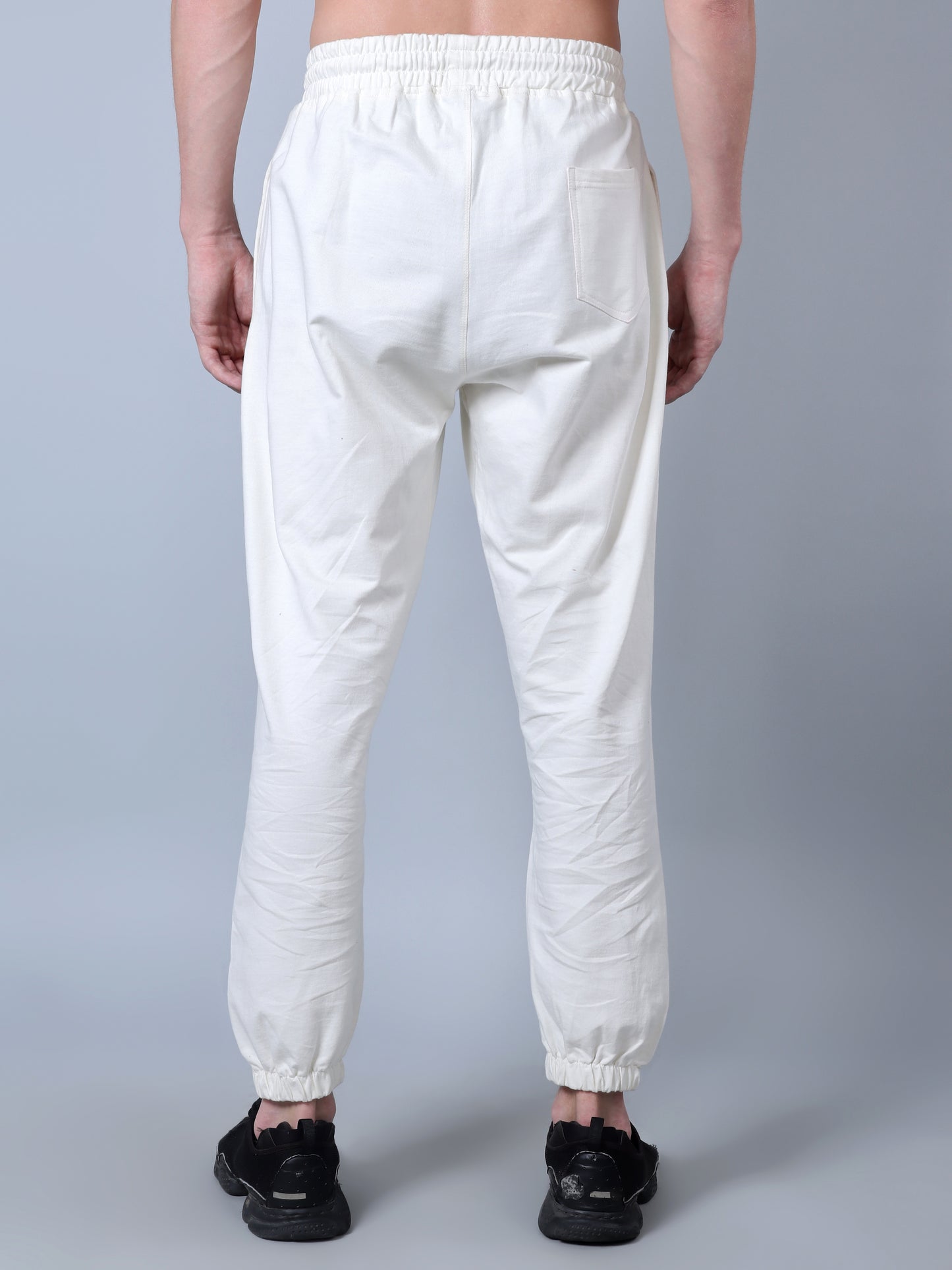 Relaxed Fit Trackpants (Off White)
