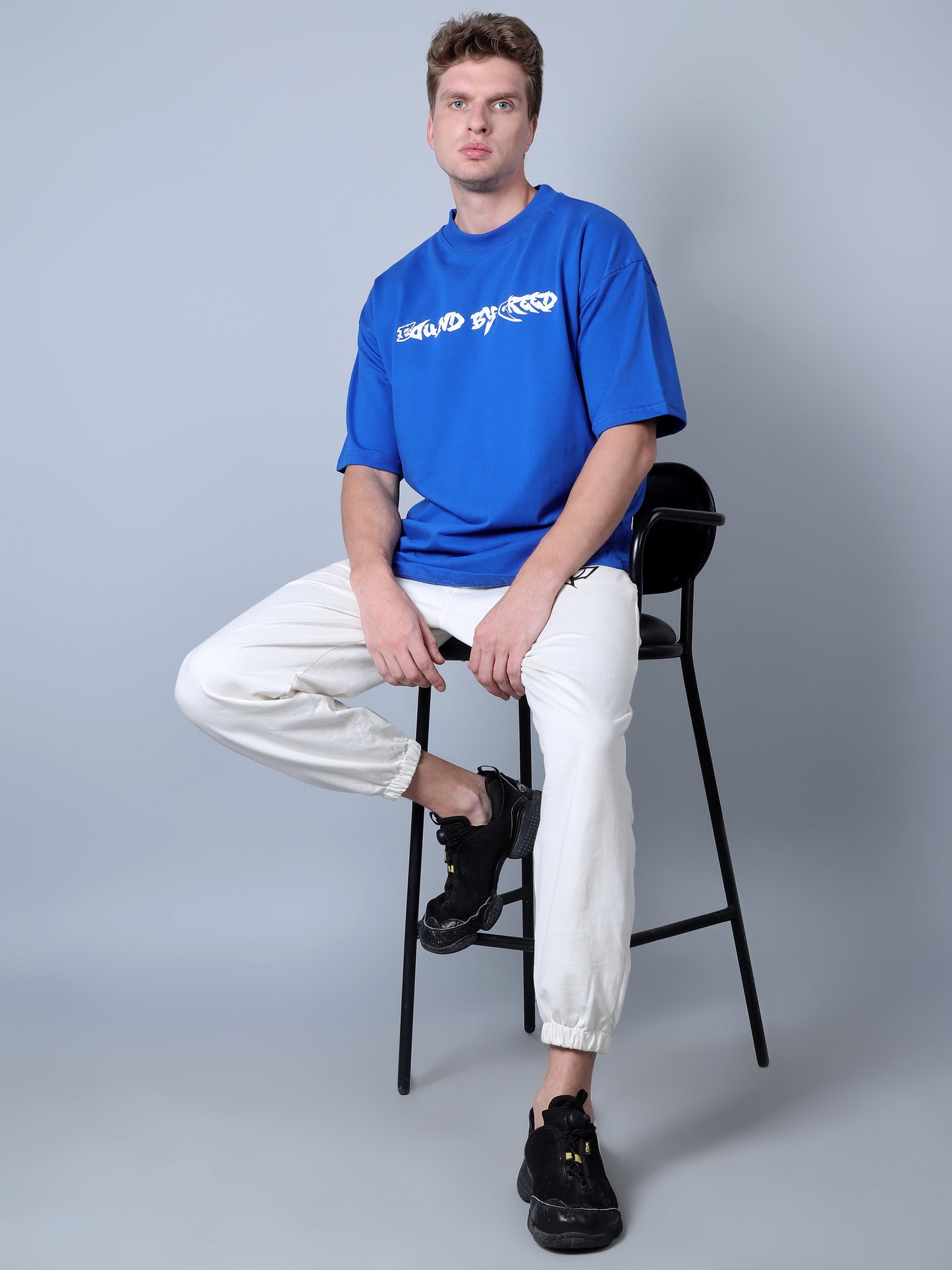 Relaxed Fit Trackpants (Off White)