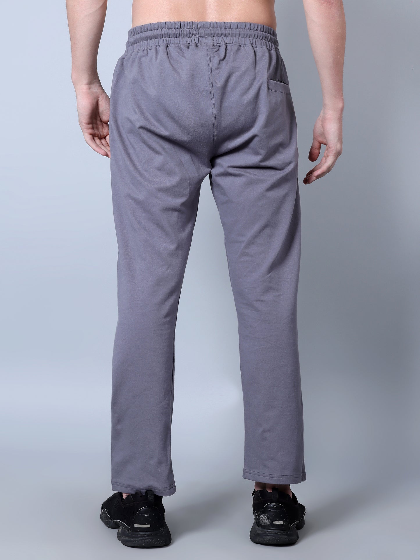 Front Plated Trackpants (Grey)