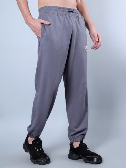 Relaxed Fit Trackpants (Grey)