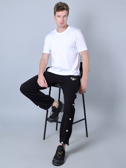 Solid Round Neck T-Shirt (White)