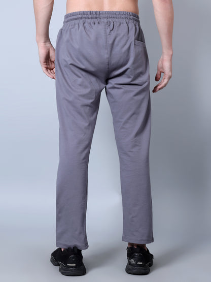 Front Plated Trackpants (Grey)